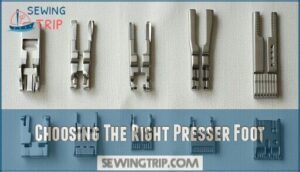 choosing the right presser foot
