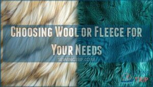 choosing wool or fleece for your needs