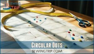 circular dots