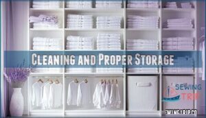 cleaning and proper storage