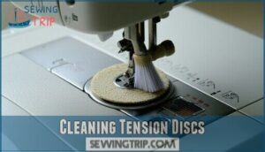cleaning tension discs cleaning tension discs