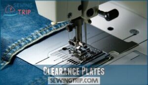 clearance plates