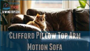 clifford pillow top arm motion sofa