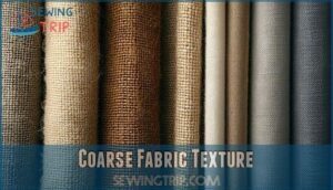 coarse fabric texture