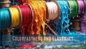 colorfastness and elasticity