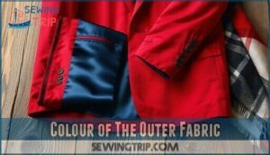 colour of the outer fabric
