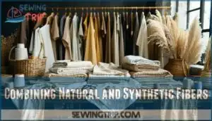 combining natural and synthetic fibers