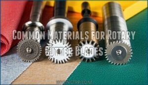 common materials for rotary cutter blades