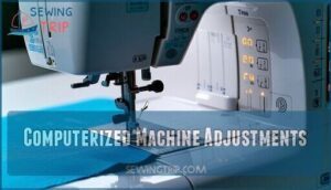 computerized machine adjustments