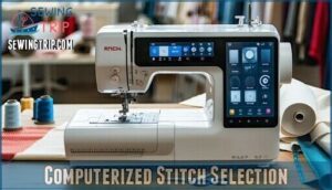 computerized stitch selection