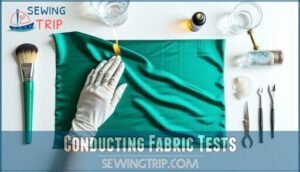 conducting fabric tests
