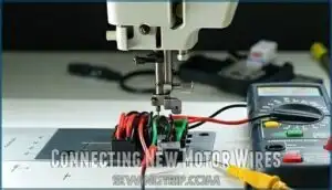 connecting new motor wires
