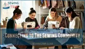 connecting to the sewing community