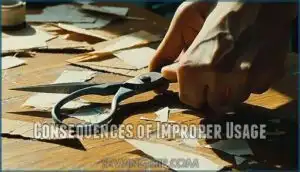 consequences of improper usage