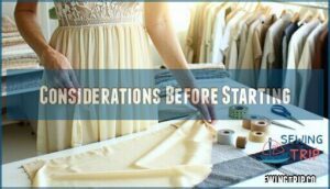 considerations before starting