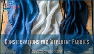 considerations for different fabrics