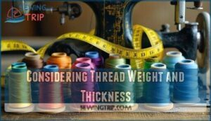 considering thread weight and thickness