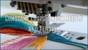 constant loops: check needle and tension