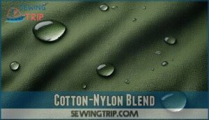 cotton-nylon blend