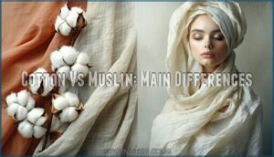 cotton vs muslin: main differences