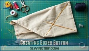 creating boxed bottom