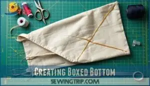 creating boxed bottom