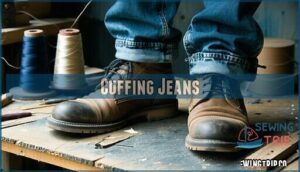 cuffing jeans