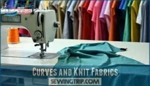 curves and knit fabrics