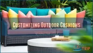 customizing outdoor cushions