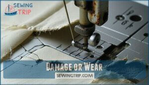 damage or wear
