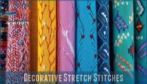 decorative stretch stitches