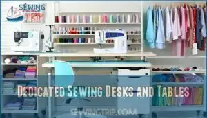 dedicated sewing desks and tables