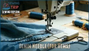 denim needle (for hems)