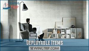 deployable items