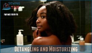 detangling and moisturizing