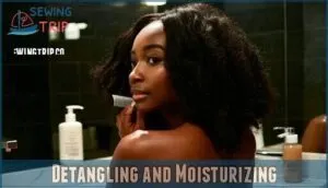 detangling and moisturizing