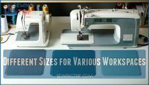different sizes for various workspaces