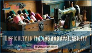 difficulty in finding and availability