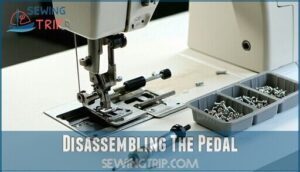 disassembling the pedal