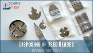 disposing of used blades