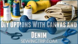 diy options with canvas and denim