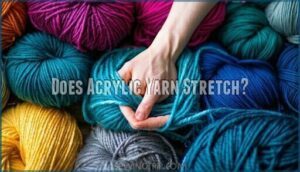 does acrylic yarn stretch