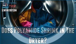 does polyamide shrink in the dryer