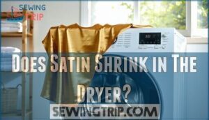 does satin shrink in the dryer