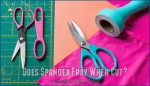 does spandex fray when cut