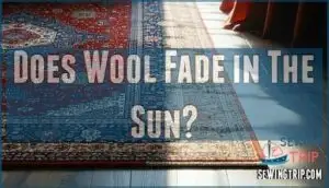 does wool fade in the sun