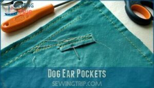 dog ear pockets