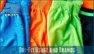 dri-fit usage and brands