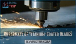 durability of titanium-coated blades