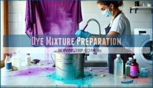 dye mixture preparation